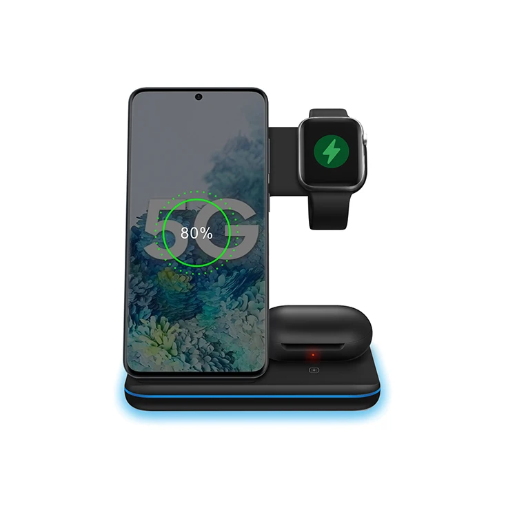 

Top Selling Z5a Long Distance Apple Fast 3 in 1 Wireless Charger