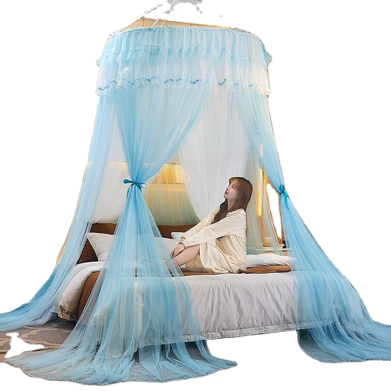 

American style 2021 new lace easy installation bed Canopy