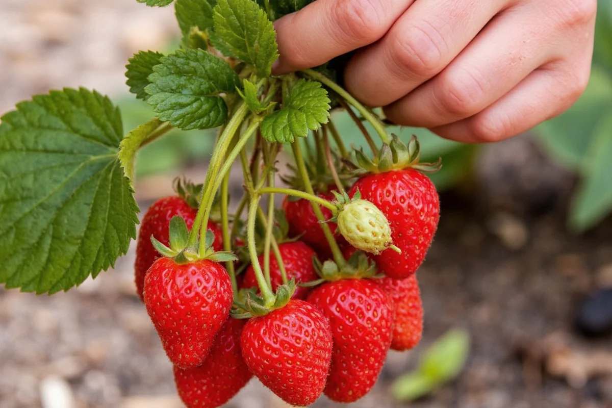how to plant strawberries indoors