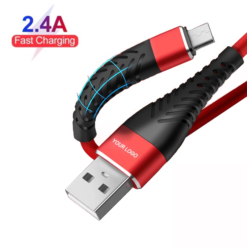 

Cloth Braids Shinning Aluminum Durable TPE SR 3ft 6 10ft 2.4A V8 Charging Cable Micro USB Data Cables For Samsung Phone Tablets, Black/red/blue/gold/silver/customised