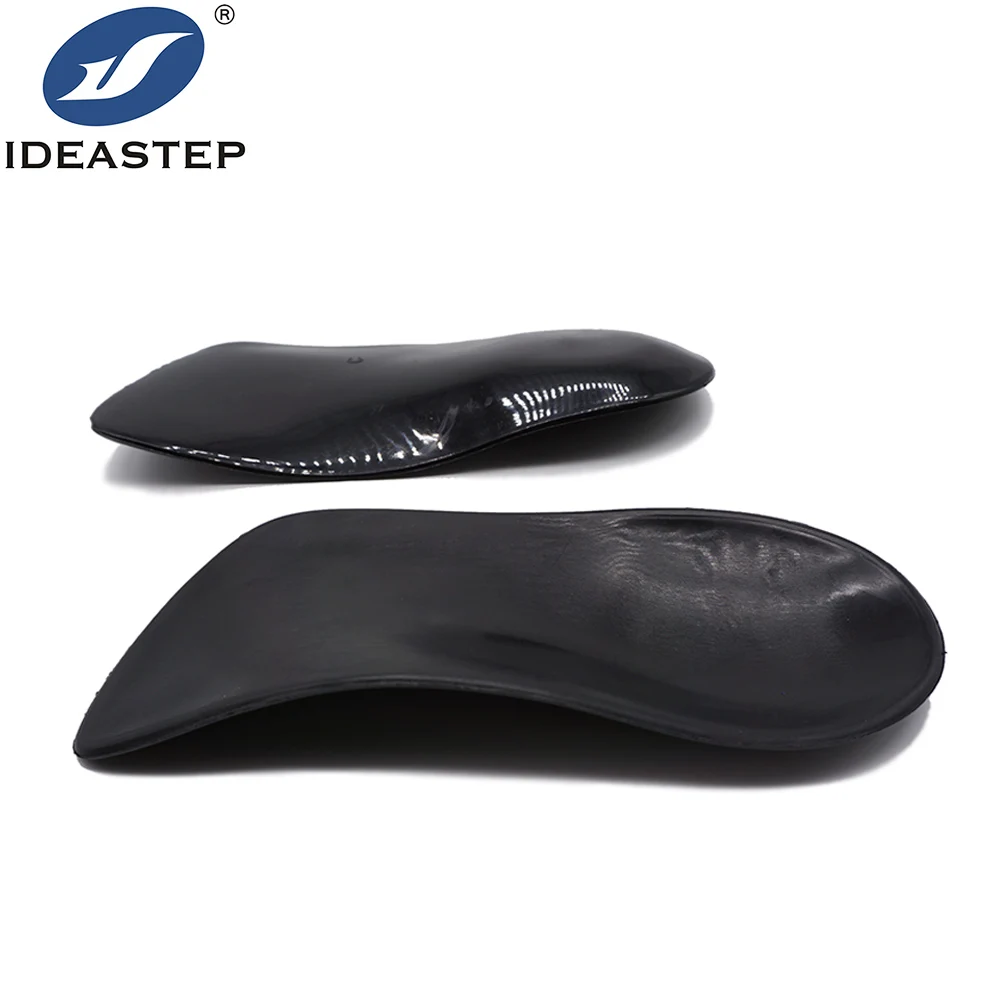 

Ideastep Best Oven Heated 3/4 Length Thermo PP Shell Plastic Arch Support Heat Moldable Custom Orthotic Shoe Insoles, Black or white