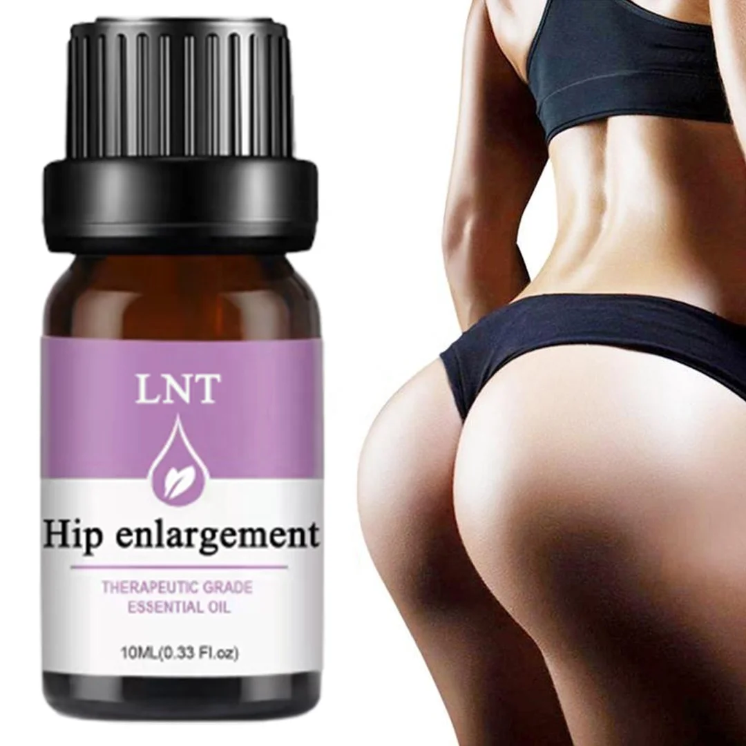 

100% pure natural Plant Extract organic Massage Oil Sexy hip enlargement essential oil Buttock Hip Lift Enhancer oil, Light yellow