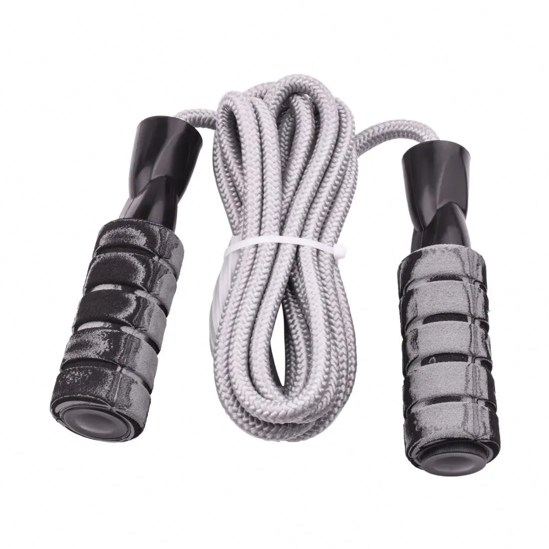 

OEM Custom Adjustable Soft Skipping Rope with Skin-friendly Foam Handles From China, Green