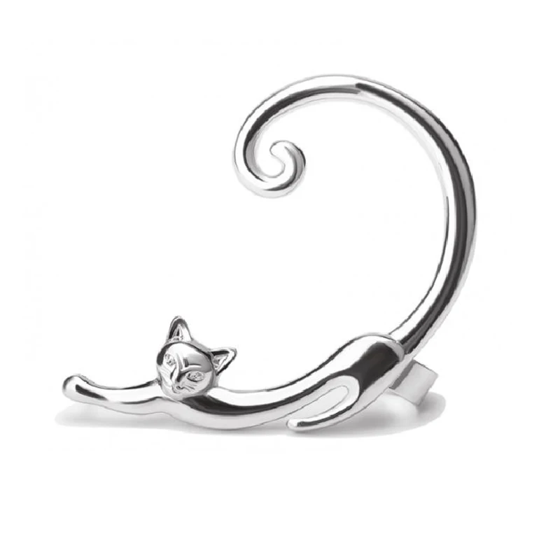 

Cute Cat Clip on Earrings Ear Cuff Earrings for Women 2021, Picture shown