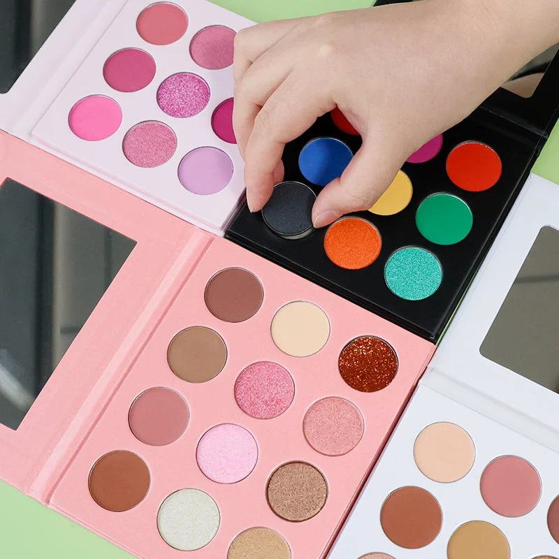 

Cosmetic empty custom eyeshadow palette packaging make your own brand empty eyeshadow palette