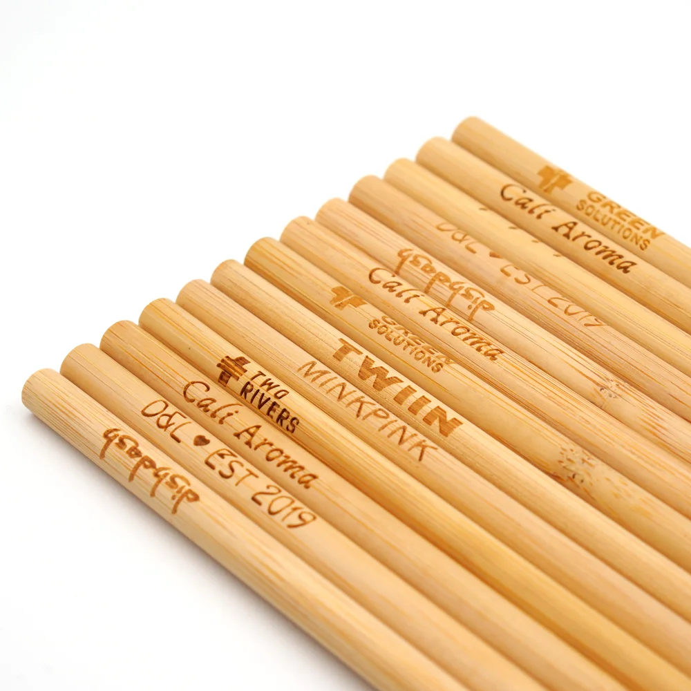 

Natural reusable ecofriendly custom logo drinking bamboo straws with best quality, Natural color