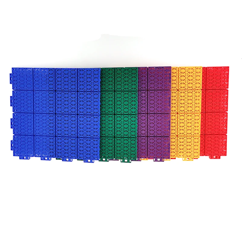 

Portable outdoor durable hanging plastic sports court basketball court brick