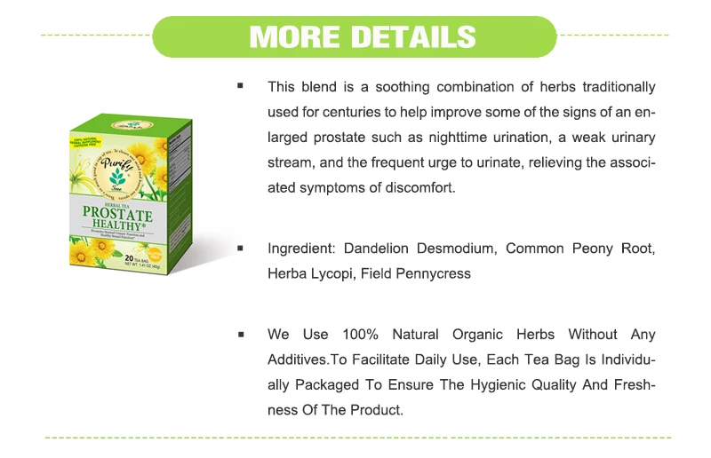 Herbal Prostate Tea for Preventing Prostatitis Made In China - 4uTea | 4uTea.com