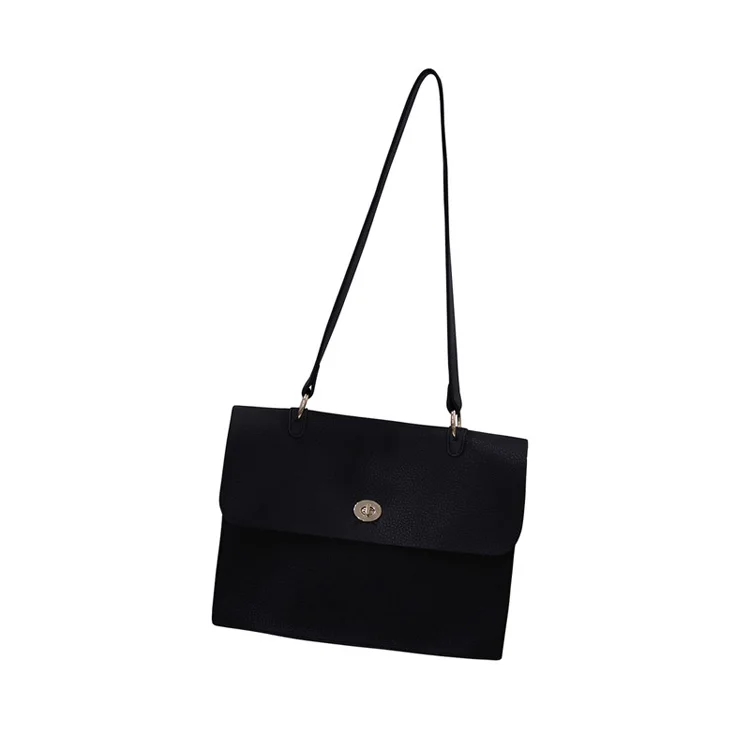 

Wholesale women PU leather messenger bag style lady large shoulder bag