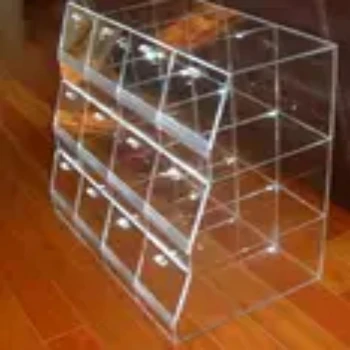 

clear acrylic food dispenser for fruit candy dried fruit biscuits and more for supermarket