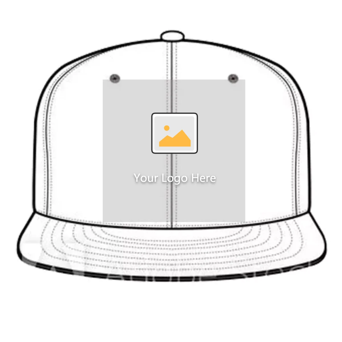 Flat Brim Baseball Cap Snapback 
