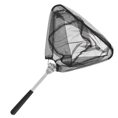 

2021 Portable Light Dip Net Triangle Folding Fishing Net Fly Hand Dip Casting Net Fishing Fish Tackle Pesca Tool