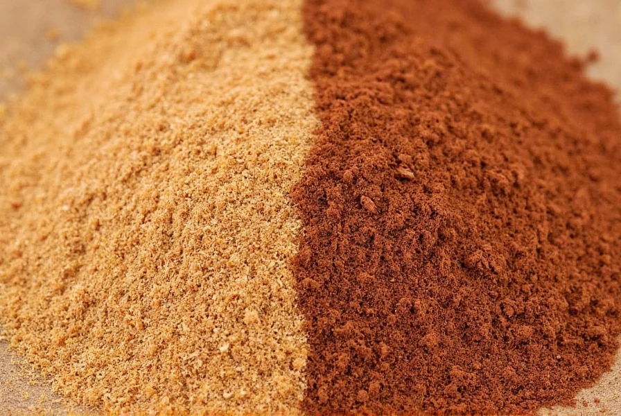 Close-up of tasting session with Ceylon and Korintje cinnamon