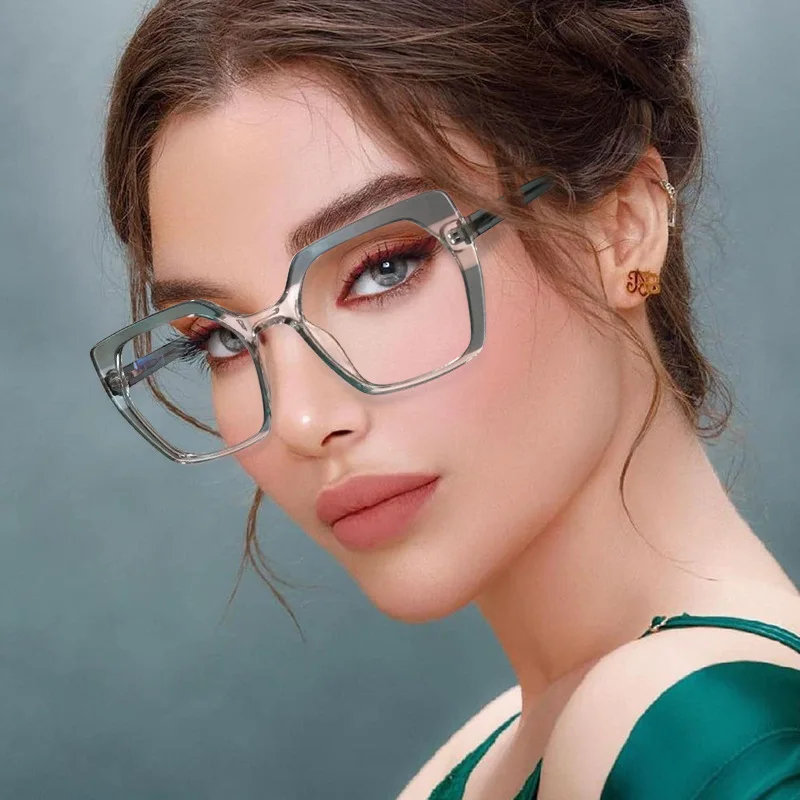 

Retro TR90 Clear Anti Blue Light Eyewear Suppliers Fashion Women Eyeglasses Frame Spring Hinge Men Optical Frame, Any color available