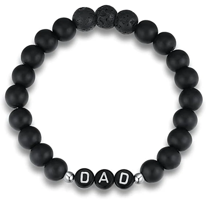 

Fashion Beads Stone Bracelets Natural Volcanic Rock Beads Bracelets for Men and Women, Picture shows