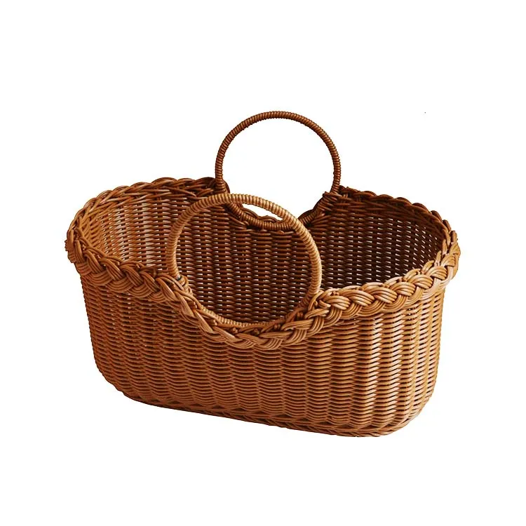 Venta al por mayor manejar la cesta ovalada-Compre online los mejores