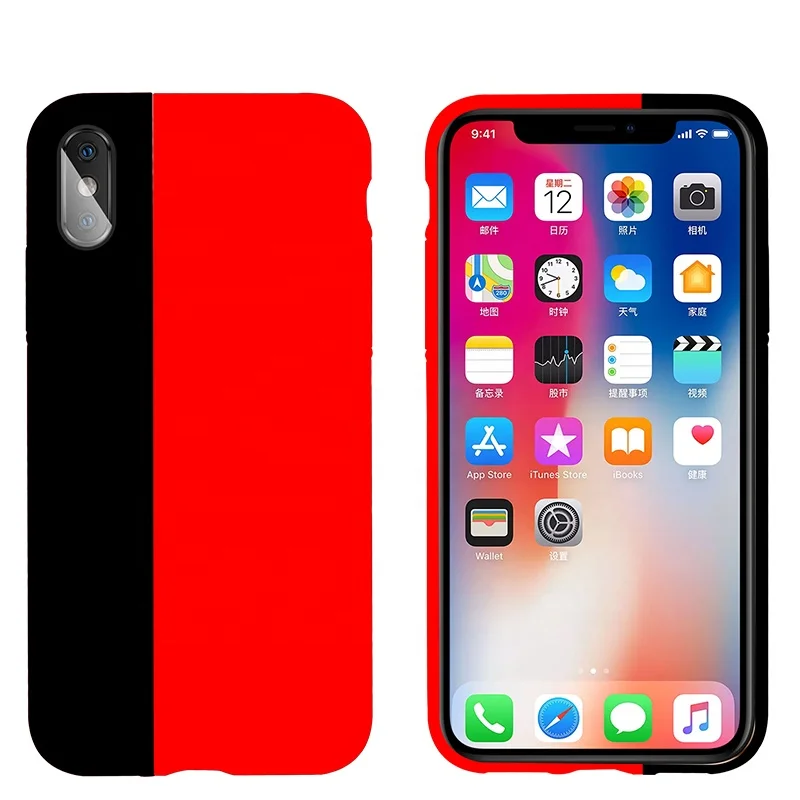 

Top quality mobile phone accessories silicone touch magnetic Cell Phone Case XS XR