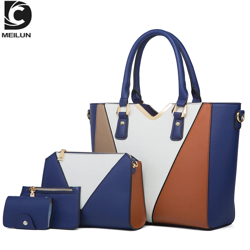 

Handbag  sling handbags and wallets women tote bag set for girls, Multi colour