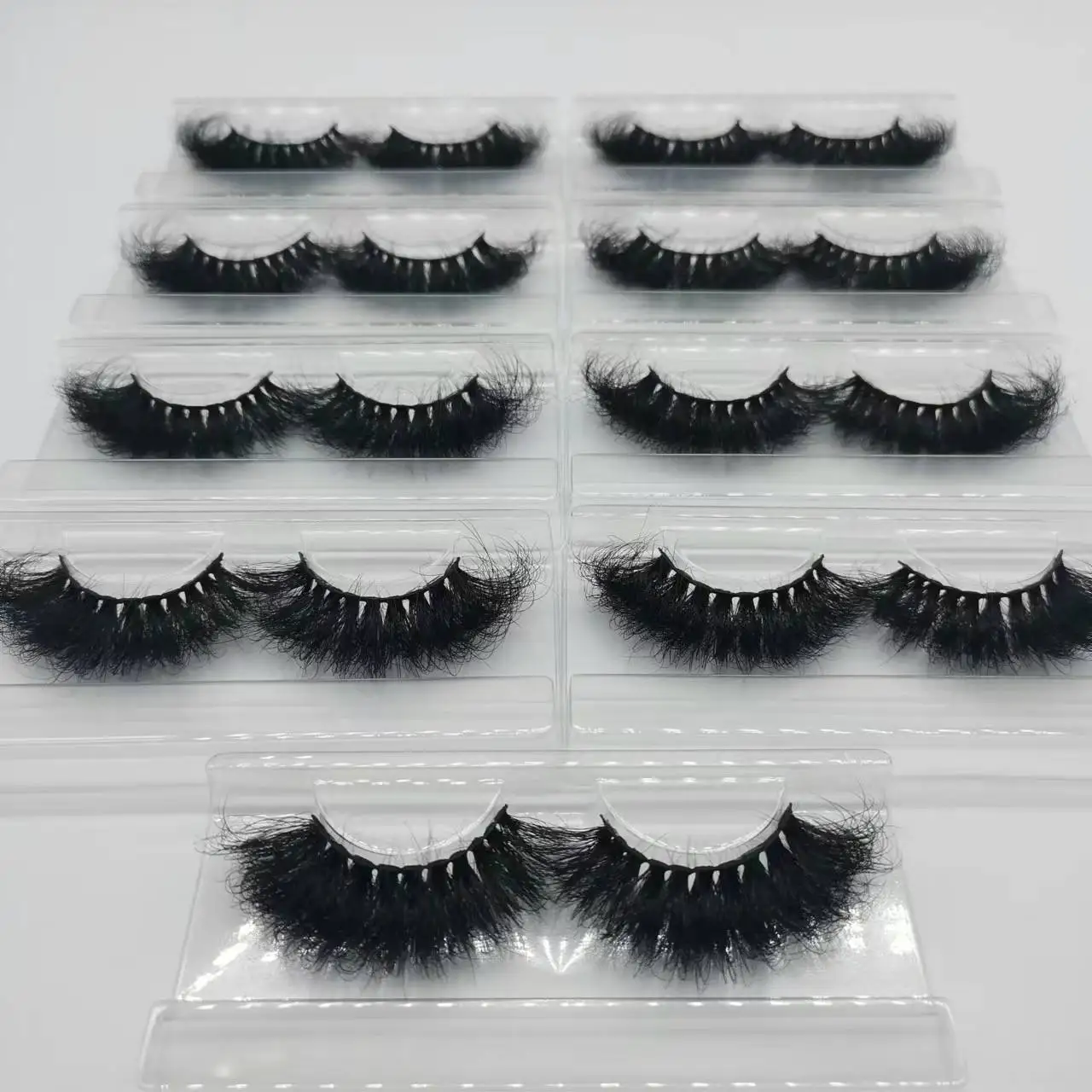 

Wholesale 25mm Lashes Private Label Siberian 100% Real Mink Eyelashes Private Label Fluffy Lashes