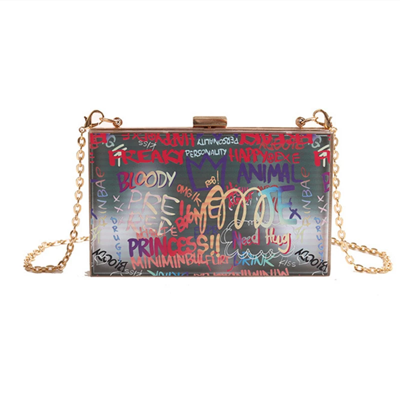 

New ladies hand-held graffiti bags, ladies special sale handbags, personalized graffiti bags, Black,green,color