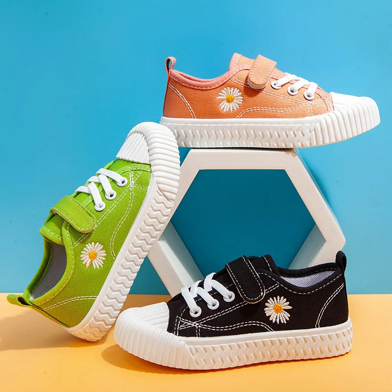 

Little Daisy Spring 2021 Children's Canvas Shoes for Boys and Girls, 6 designs