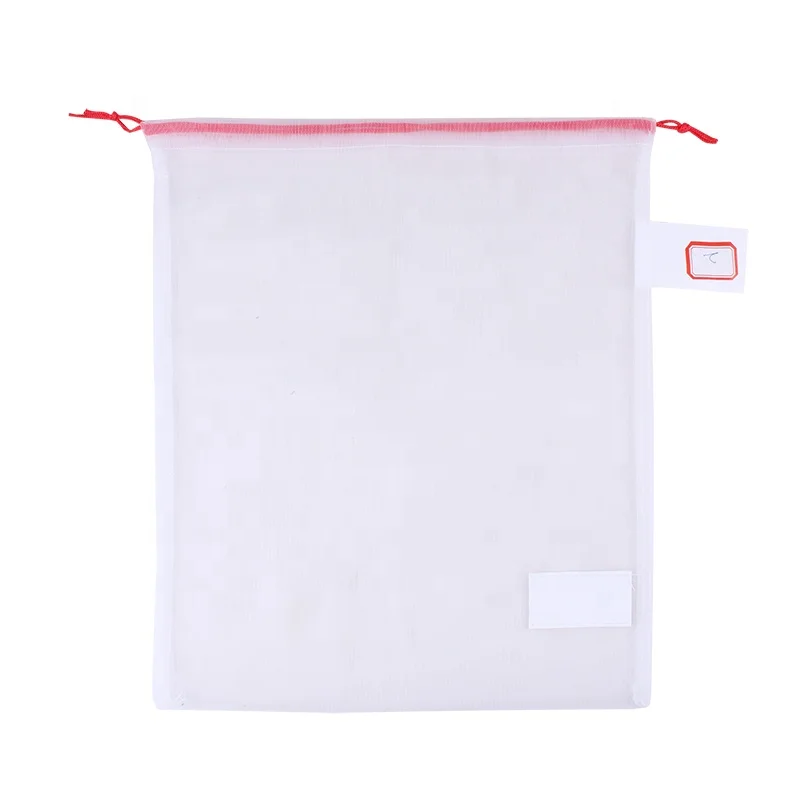 

GRS Certificate Eco friendly Rpet Polyester Produce Mesh Bag with Custom Logo