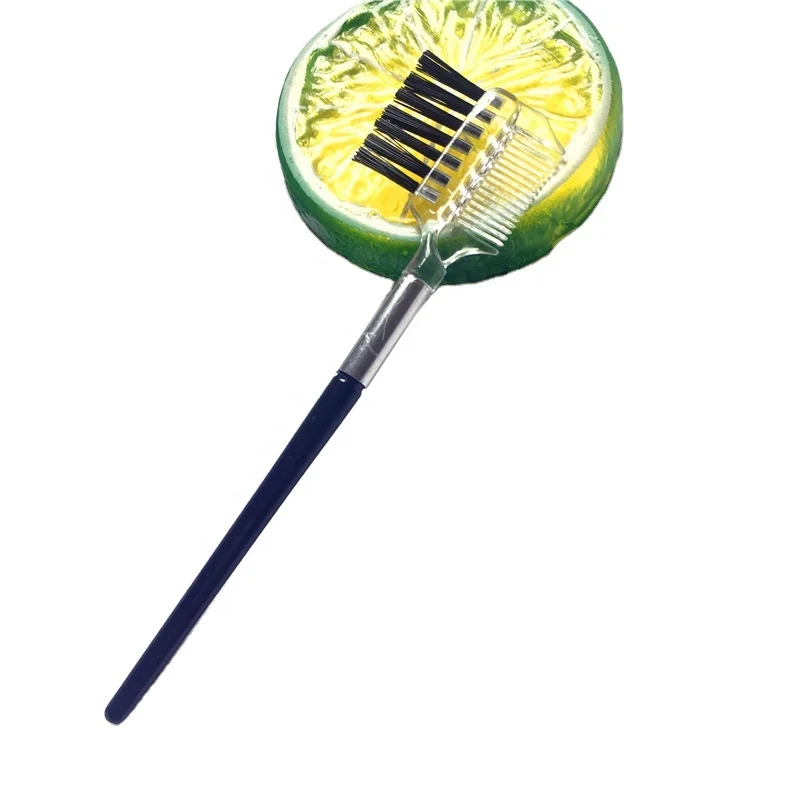 

hot selling 2021 OEM wholesale Eyelash brush with small comb and eyebrow comb