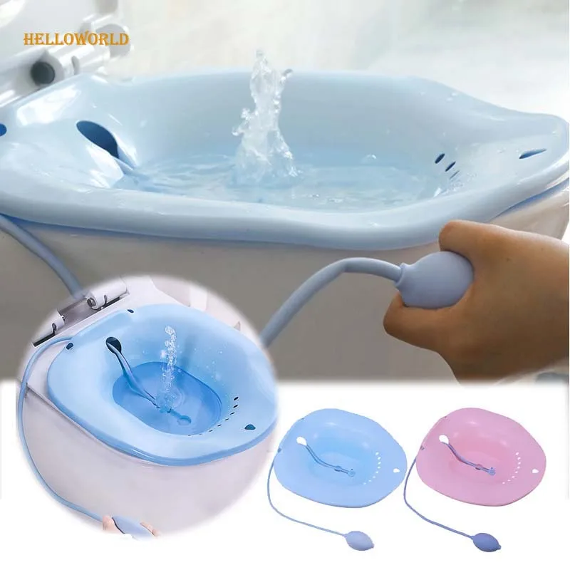 

HelloWorld Hot Sale Perineal Soaking Bath For Postpartum Care Yoni Steam Portable Pot Sitz Bath Toilet Seat