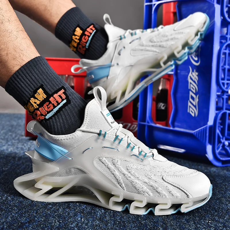 

Mesh Upper Breathable Durable Men Casual Shoes Sneakers Sports Shoes For Men Walking Style Shoes white sneakers for men casual