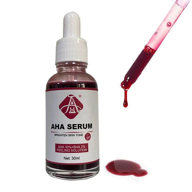 

AH Anti Aging AHA 30% BHA 2% Peeling Solution Exfoliating Facial Whitening AHA Serum for Skin Care