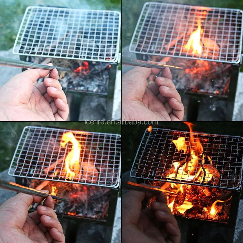 Outdoor Campfire Bellows Fire Bellow Bbq Blower Stainless Steel Fire Tube Pocket Bellow