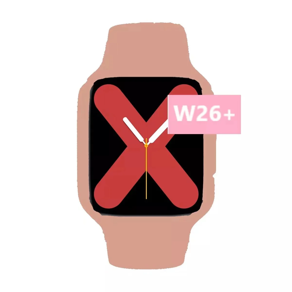 

Wholesale smartwtch W26 PLUS w26 smart watch series 6 reloj sport ip68 waterproof call 1.75 inch full screen w26+, Black