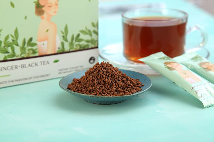 2019 Certified Herbal Tea Chinese Black Green Tea Burning Fat Ginger Slimming Tea - 4uTea | 4uTea.com