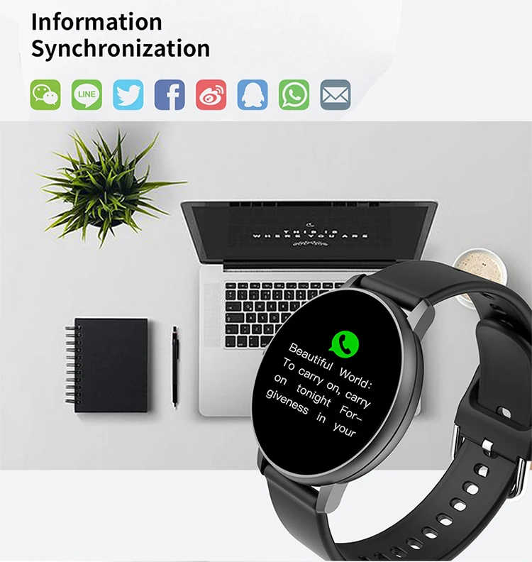 2020 New P8 Smart Wristwatch Monitoring Sleeping Heart Rate Information Reminder Bracelet