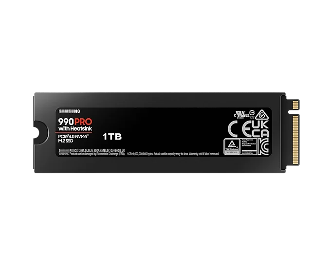 

Brand New SAM SUNG 990 PRO With Heatsink PCLe 4.0 NVMe M.2 SSD 1TB solid state disk good price cheapest ssd