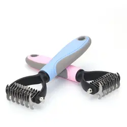 Double Sided Blades Pet Hair Removal Comb  Fur Dem