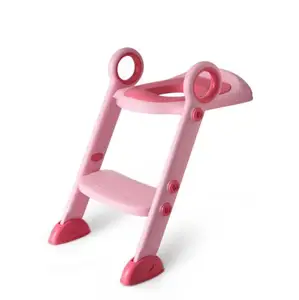 Image of Potty Toilet Trainer Seat with Step Stool Ladder Baby Toddler Kid Potty Toilet Seat for Children Training Seat Chair