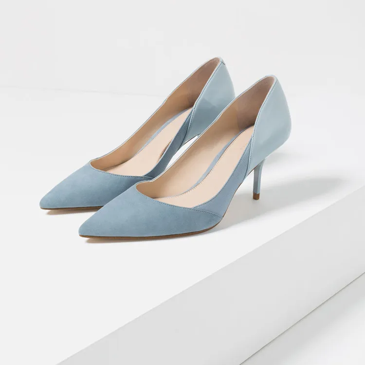 

2021 Women Pumps Sexy Printing High Heels Shoes Point Toe mules high Party Wedding Pump, Pictures shown