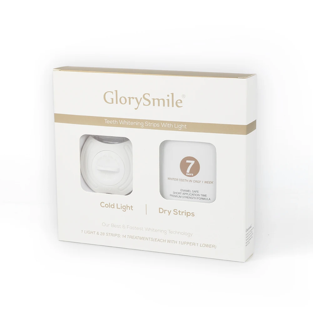 

CE Approved Wholesale Advanced Professional Effects 6%HP Whitestrips And Led Teeth Whitening Home Kit Private Logo