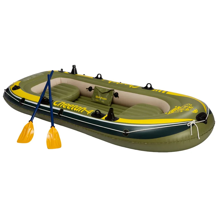 

OEM Factory Price PVC Hull material 4 Person rowing boat with hand pump outdoor inflatable fishing boat for sale kayak