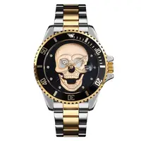 

New fashion SKMEI 9195 men watches quartz stainless steel special luxury wrist watch for men