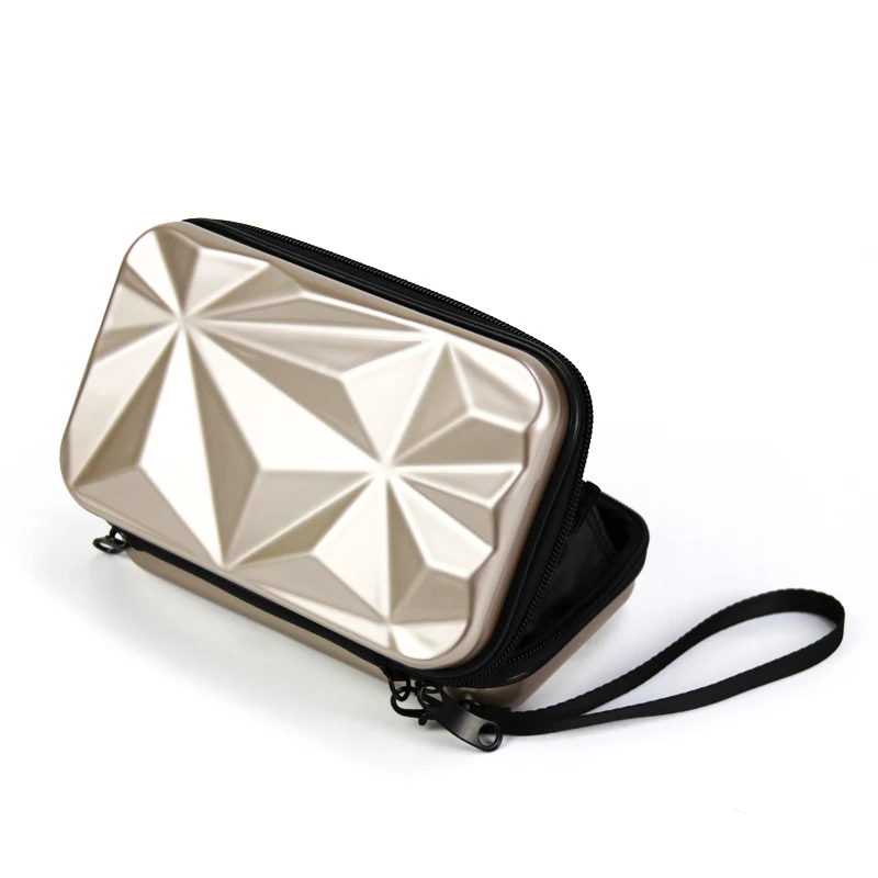 

Customization Champagne Space Pattern Personal Belonging Protect Case Hard Shell Private Items Storage Bags, Customized color