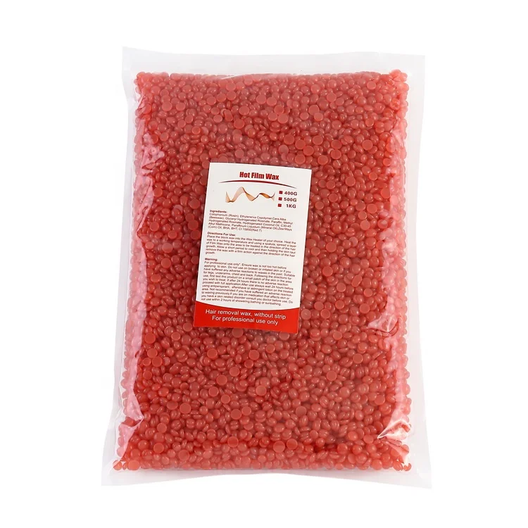 

Customize Private Label Hard Beans 1000g 1kg Depilatory Hair Removal Hot Wax Beans