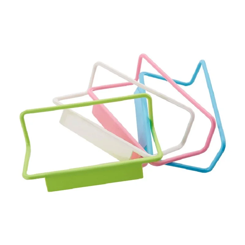 

Towel Rack Plastic Traceless Rag Holders Pole Drawer Hanging Towel Cabinet Door Back Kitchen Accessories Home Storage Organizer, White,green,blue,pink