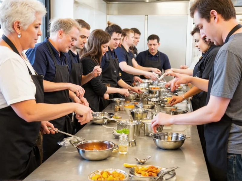 Group participating in cooking class at Cook and Craft Scottsdale