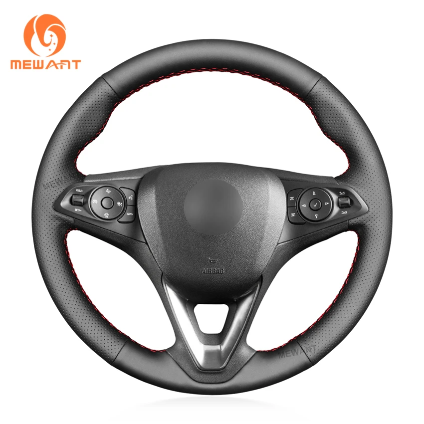 

Wholesale Factory Popular Black PU Leather Steering Wheel Cover For Opel Astra/Corsa/ Grandland X/Insignia/Karl/Zafira 2014-2021
