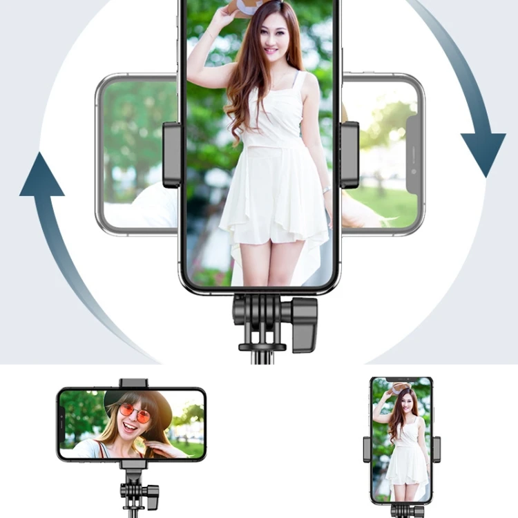 

Dual Fill Light Selfie Stick BT Mobile Phone Lazy Bracket Tripod Desktop Live Broadcast Device
