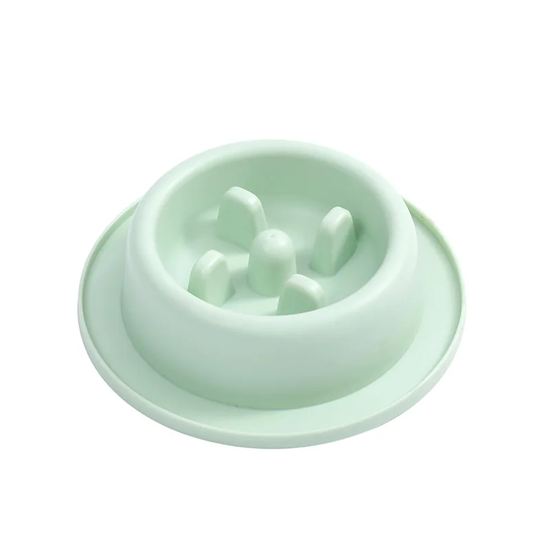 

Eco-friendly plastic pet push slow feeder dish pet bowls for cats and dogs, Customized color