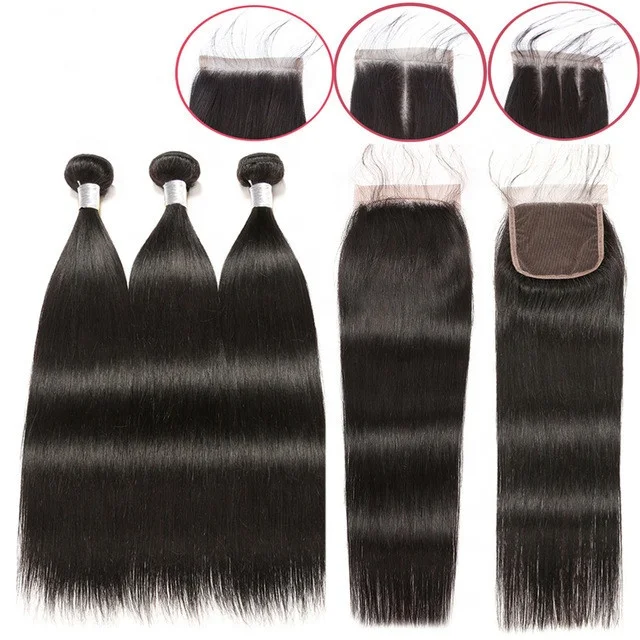 

BEAU FLY High Quality Brazilian Human Straight Bone Hair Black Hair Extension