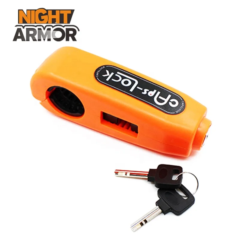 

High Quality Motorcycle Handlebar Brake Lever Grip Throttle Cap Lock Security Anti Theft Keyless Lock Safe and Reliable